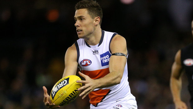 Wounded knee: Josh Kelly given a "minor" chance of playing in the semi-final against Collingwood.