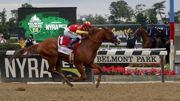 Star attraction: Triple Crown winner Justify will stand at Coolmore Stud for the coming breeding season.