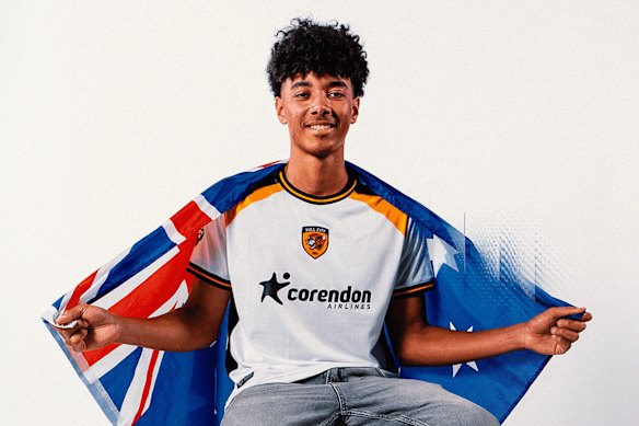 Lucas Herrington has been unveiled as a signing at Premier League club Hull City.