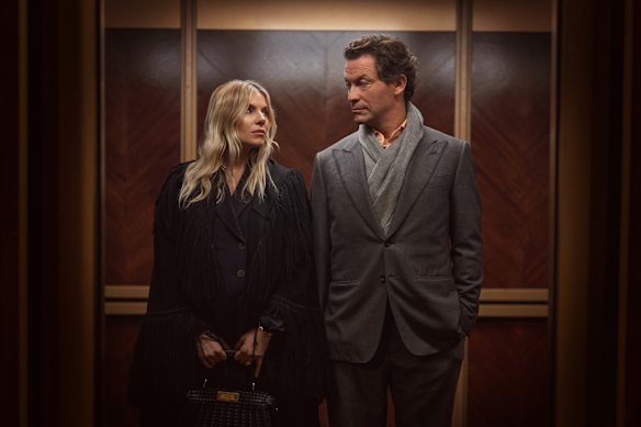 Sienna Miller and Dominic West in HBO Max series War.