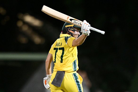 Alyssa Healy celebrates a half-century.