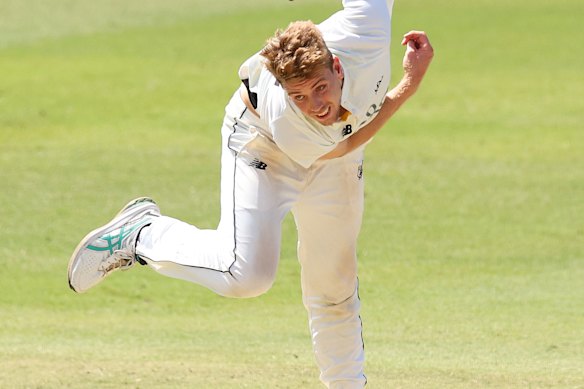 Cameron Green is back with the ball.