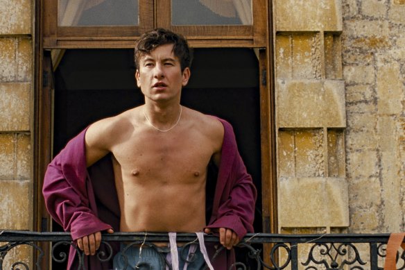 Barry Keoghan in Emerald Fennell’s feature film Saltburn.
