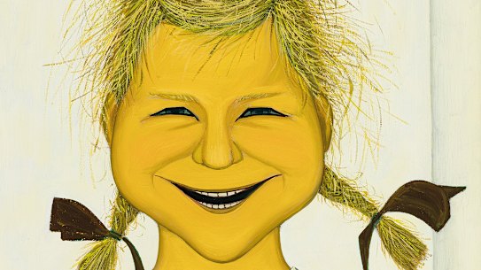 John Brack, Laughing Child, 1958, being sold for the first time since it was bought in 1958 from Melbourne's Australian Galleries. Next week being sold at Smith & Singer's auction of Important Australian & International Art with an estimate of $400,000 to $600,000.