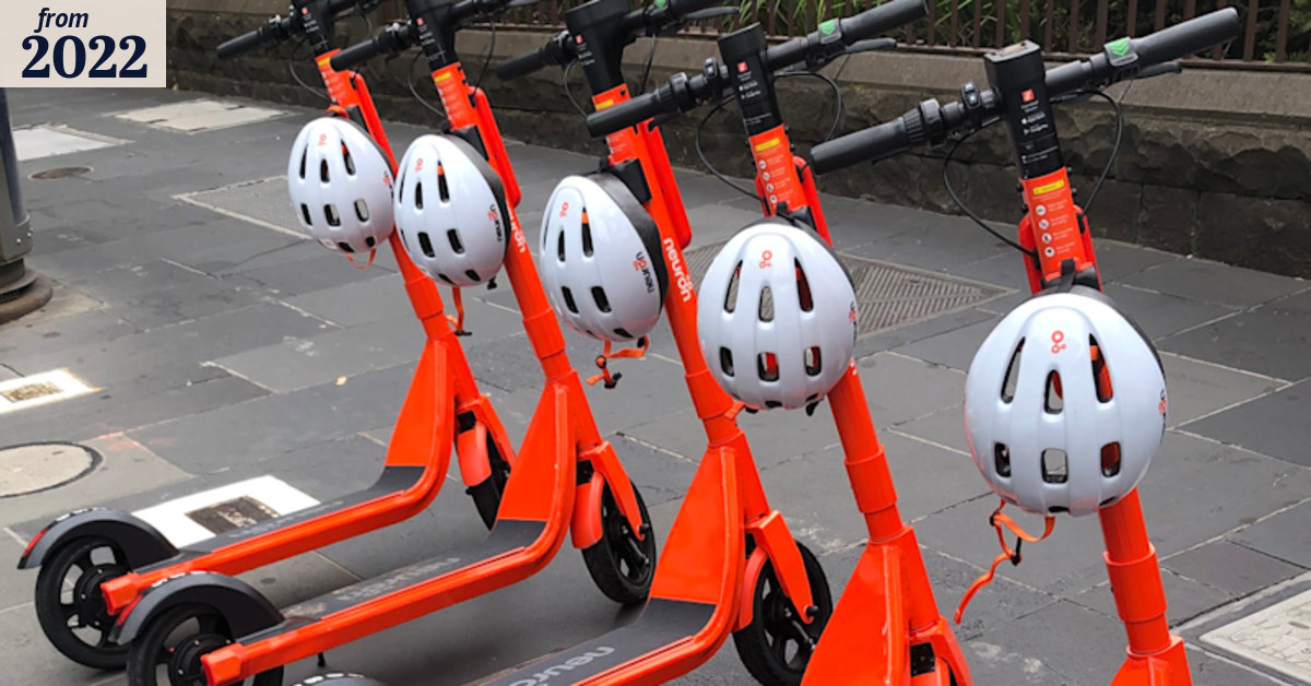 Electric scooter rider in critical condition after crash