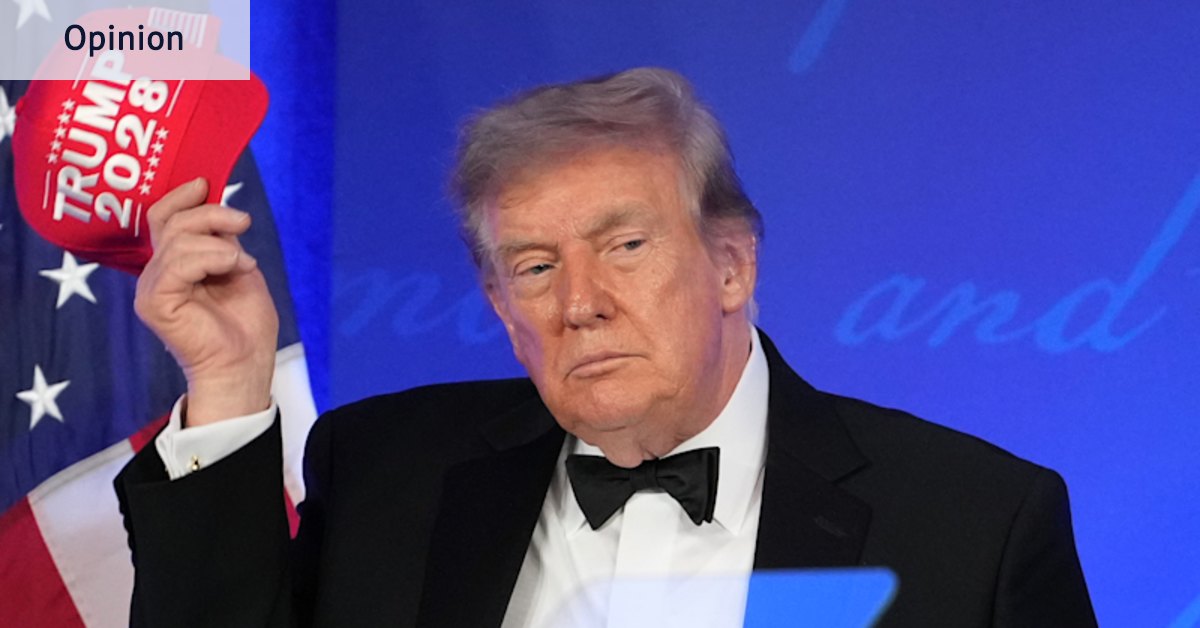 Trump is back announcing a 2028 presidential bid. It’s not a joke