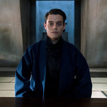 Rami Malek plays the film’s villain, Safin.