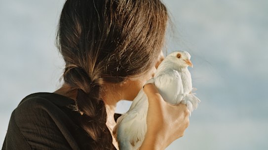 Detail of Hoda Afshar’s Untitled 1, from her series In Turn (2023).