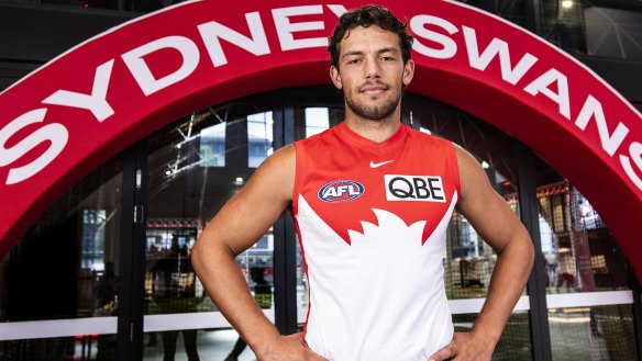 Ollie Florent has re-signed for four more years at the Swans.