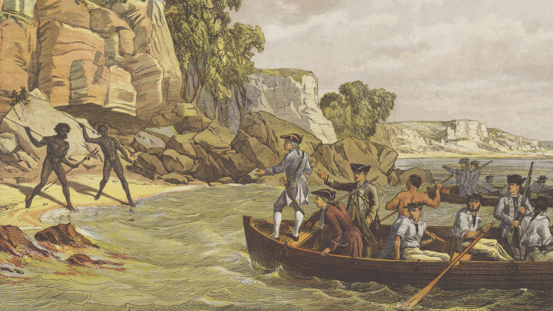 Captain Cook's landing in Australia and the shot that rang through history