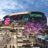 Concept designs for Brisbane Live, the precursor to Brisbane Arena, released by the state government in 2019. It is depicted at its original site.