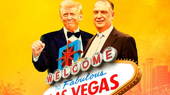 ARL Commission chairman Peter V’landys has rolled out the welcome mat for US President Donald Trump to attend the NRL action in Las Vegas