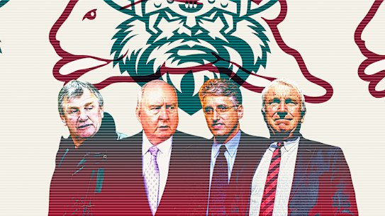 Canberra Raiders: George Piggins, Alan Jones, Nick Pappas and John Hartigan