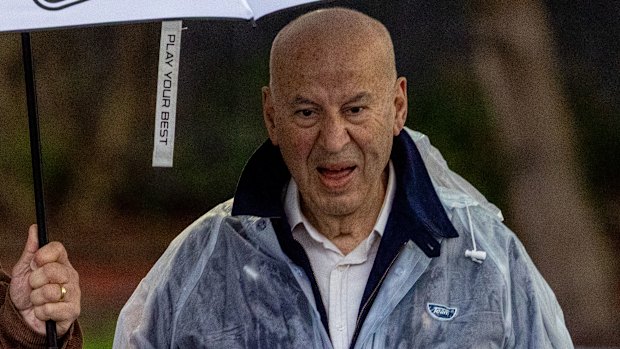 Corrupt former NSW MP Eddie Obeid leaves Long Bay jail last year.