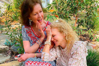Nicole Kidman with her mother, Janelle.