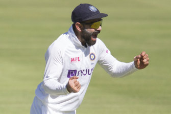 India skipper Virat Kohli has attracted criticism for his response to an overturned lbw call in South Africa.