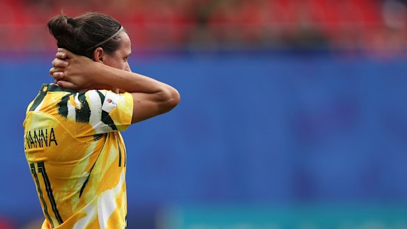 Lisa de Vanna is under an injury cloud heading into the Matildas' second group game.