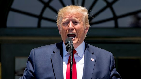 US President Donald Trump has told four congresswomen of colour to go back where they came from.