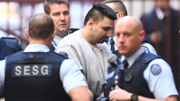 James Gargasoulas is led into  court this week.