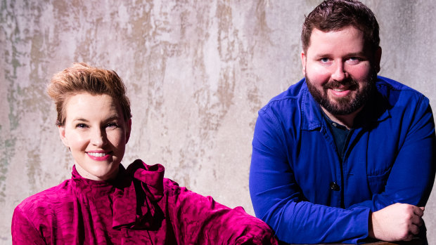 Playwright Kate Mulvany and Sydney Theatre Company artistic director Kip Williams. 