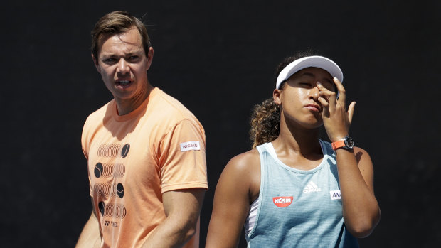 Separation: Naomi Osaka has decided to part ways with her coach just a fortnight after becoming world No.1.