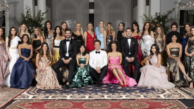 This season of The Bachelors has moved to Melbourne, embracing a Bridgerton feel.