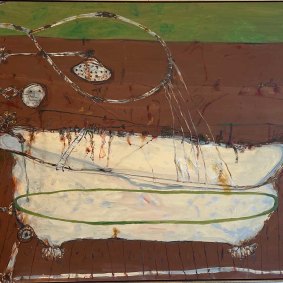 The Bath, 1996 by John Olsen.