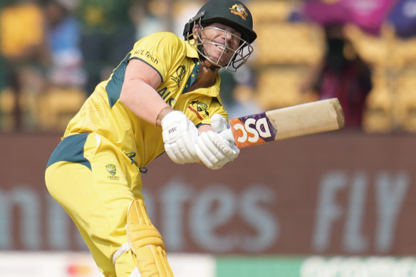 David Warner uderza Harisa Raufa na szóstkę