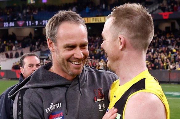 Ben Rutten and Jack Riewoldt 