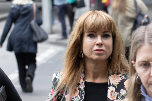 Emma Walters outside court on Tuesday.