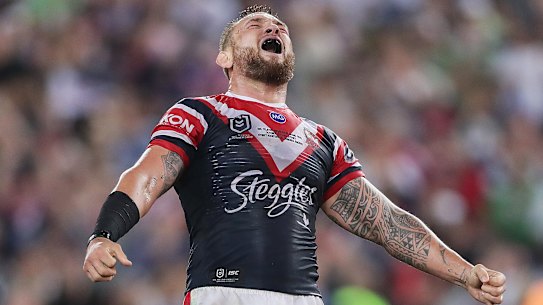 Roosters enforcer Jared Waerea-Hargreaves was wrongly informed he had been named man of the match.