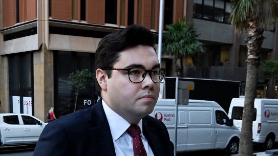 Bruce Lehrmann enters the Federal Court in Sydney in March.