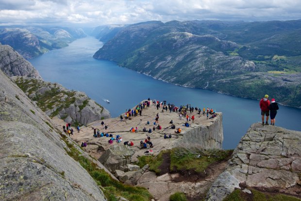 Majestic landscapes at Pulpit Rock.