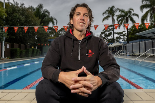 Craig Stevens at the Caringbah Leisure Centre.