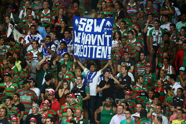 Canterbury fans with long memories attended Sonny Bill Williams’ first game back in rugby league for the Roosters against South Sydney in 2013.