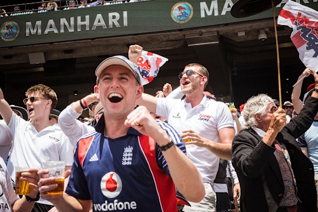 The Barmy Army gets to work on Boxing Day.