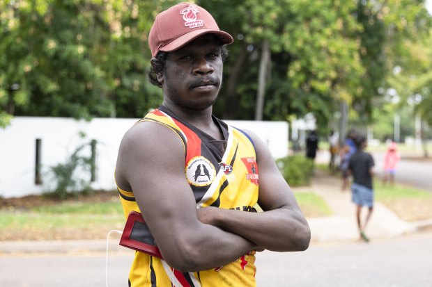 Ray from Wadeye is taking time out in Darwin, maybe until next year. 