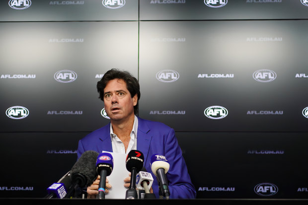 AFL CEO Gillon McLachlan in May 2023.