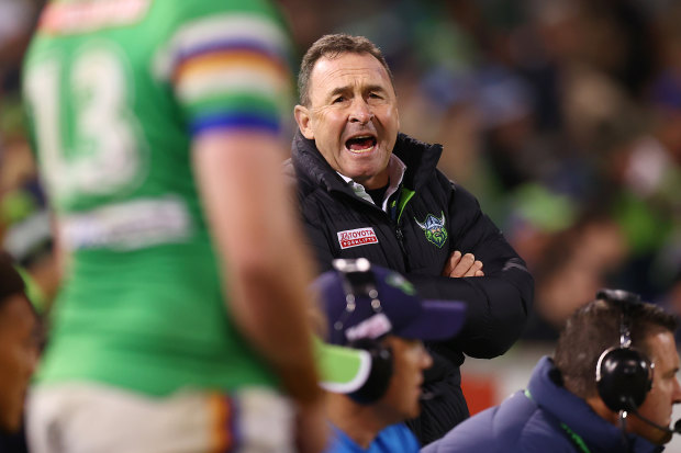 Ricky Stuart says he is trying to become more mellow - not that you’d know it.