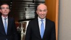 NSW Premier Dominic Perrottet (left) and NSW Treasurer Matt Kean, who was announced as the NSW Liberal Deputy Leader at Parliament House in  Sydney on Tuesday.