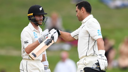 Ross Taylor (right) and Kane Williamson's Black Caps are the No.2 Test side in the world.