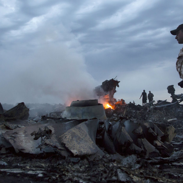 MH17 came down over eastern Ukraine after being shot down by a missile. Thirty-eight Australian citizens and residents were on board.