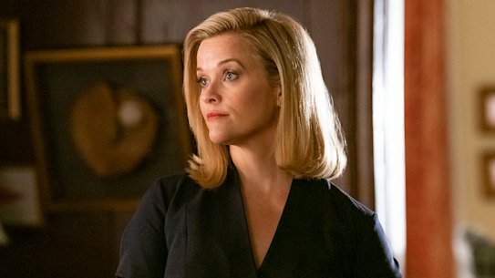 Reese Witherspoon plays Elena in the TV adaptation of Celeste Ng's book Little Fires Everywhere. 