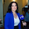 Moira Deeming re-enters the party room on December 27 last year.
