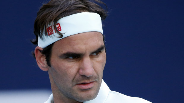 Roger Federer easily accounted for Daniil Medvedev.