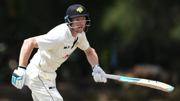 Fine start: Cameron Bancroft's move up the order paid immediate dividends.