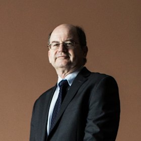 Emeritus Professor Allan Spigelman photographed in 2015 at St Vincent’s Hospital, Darlinghurst.