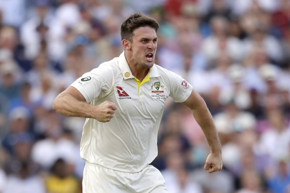 Mitch Marsh took seven wickets in the final Ashes Test in England four years ago.