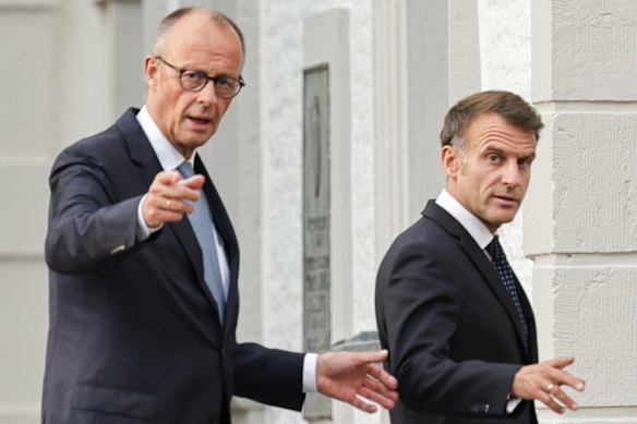 Unlikely alliance: German Chancellor Friedrich Merz and French President Emmanuel Macron seek a new “last resort” trade instrument against cheap Chinese imports. 