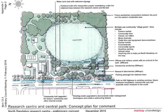 The concept plan that went out for consultation in 2016.